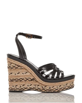 Black Wedge Sandals - Bloomingdale's