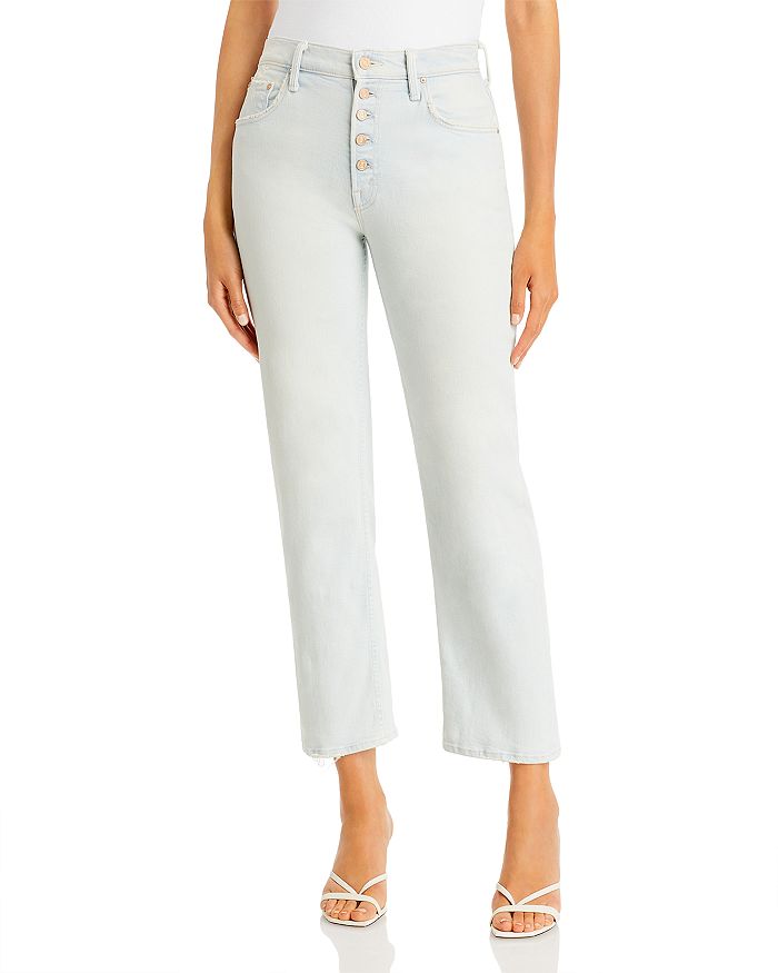 MOTHER The Pixie Tomcat Ankle Jeans in Pina Colada | Bloomingdale's