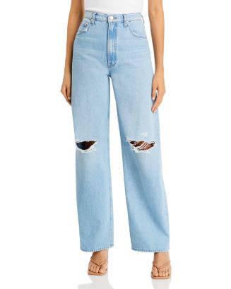 MOTHER The Fun Dip Puddle Jeans in Lots of Nibbles | Bloomingdale's