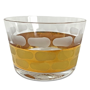 Shop Michael Wainwright Truro Small Glass All-purpose Bowl In Gold