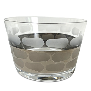 Shop Michael Wainwright Truro Small Glass All-purpose Bowl In Platinum