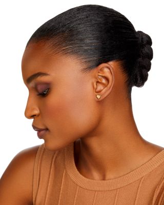 Heart Studs in 14K Yellow Gold 