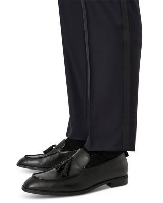 Satin Trim Tuxedo Pants