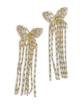 Nicola Bathie - Embellished Butterfly Tassel Earrings