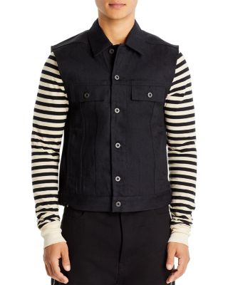 DRKSHDW Rick Owens Sleeveless Trucker Denim Vest