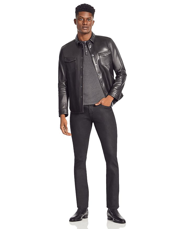 john varvatos leather jacket (will accept most counter offers) -  www.vitorcorrea.com