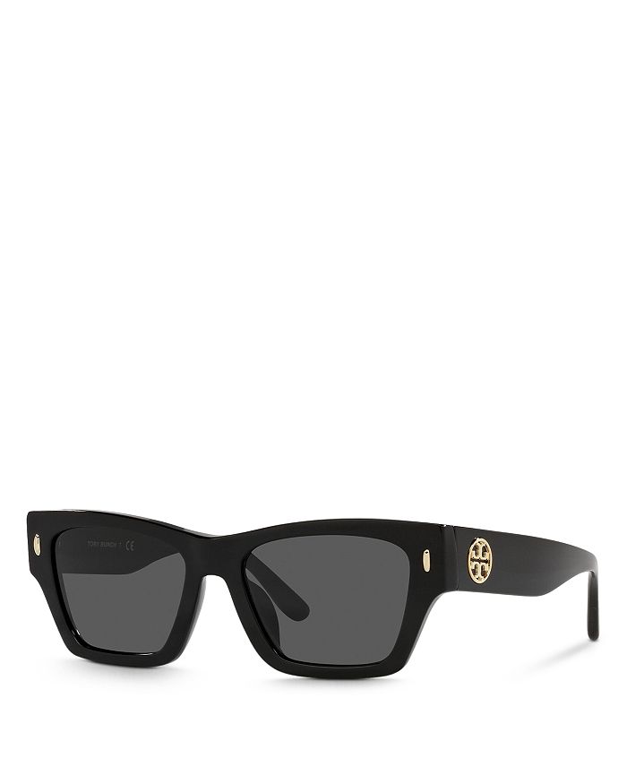 Tory Burch Square Logo Sunglasses, 52mm Bloomingdale's