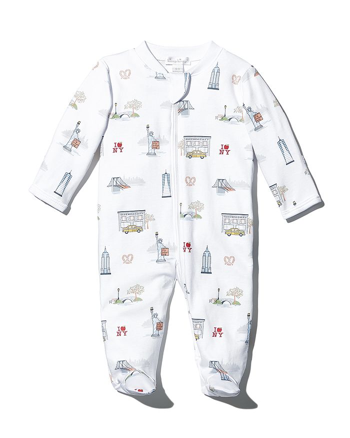Kissy Kissy Unisex NYC Print Zip Footie Baby 150th Anniversary
