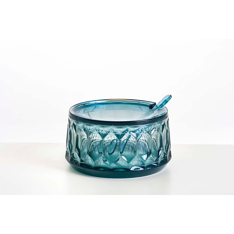Kartell Jellies Sugar Bowl In Blue