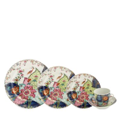 Tobacco Leaf 5 Piece Place Setting