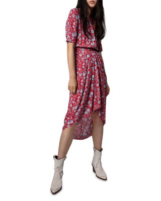 ZADIG&VOLTAIRE リバーシブルブルゾン レーヨン 花柄 イタリア製