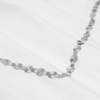 Ivins Embroidered Duvet Cover, Full/Queen - Exclusive