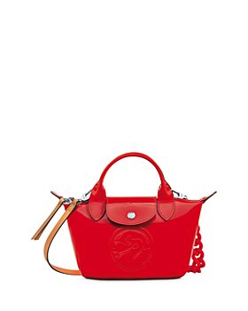 Longchamp - Le Pliage Cuir Gloss Leather Top Handle Bag