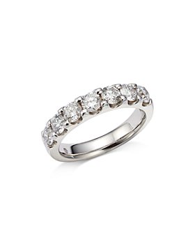 Bloomingdale's - Diamond Certified 7 Stone Band in 18K White Gold, 1.5 ct. t.w. - 100% Exclusive
