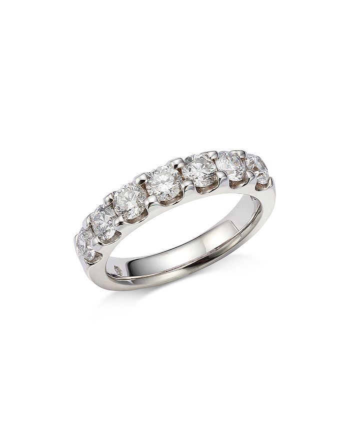Bloomingdale's - Diamond Certified 7 Stone Band in 18K White Gold, 1.5 ct. t.w.&nbsp;- 100% Exclusive