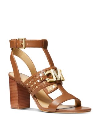 Issy 2 band store block heel sandals