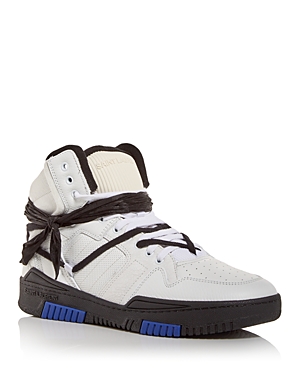 Saint Laurent Smith High Top Sneaker In White