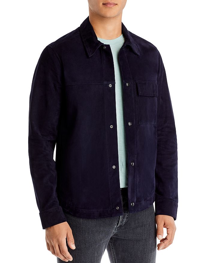 Paul Smith Suede Solid Shirt Jacket | Bloomingdale's