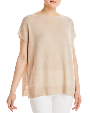 Lafayette 148 Cashmere Turtleneck Sweater In Taupe Melange