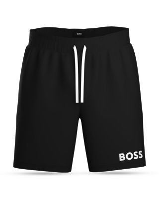 Ease Cotton Logo Print Shorts Regular Fit