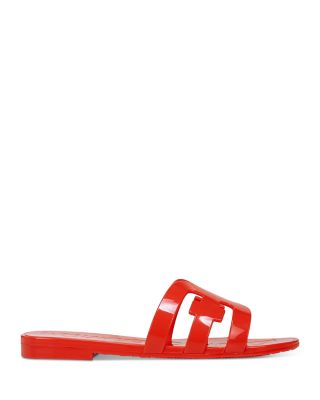 rouge jelly sandals