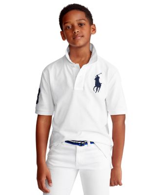 Boys' Cotton Mesh Polo - Big Kid
