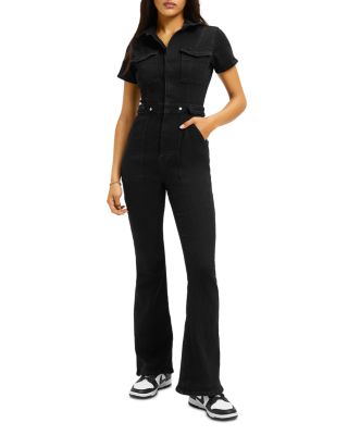 good american black jumpsuit