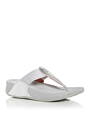 Fitflop Lulu Flip Flop In Silver