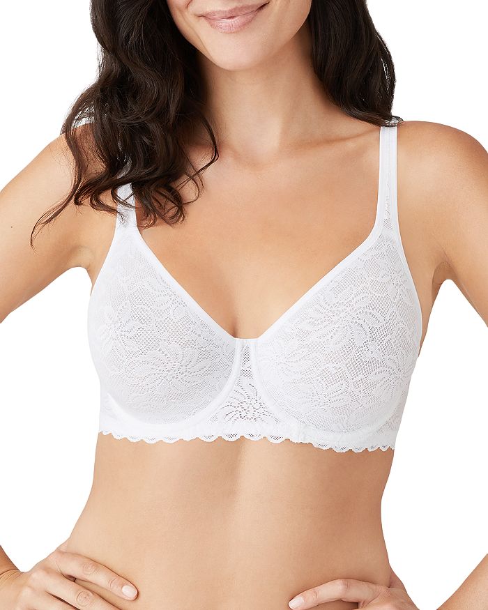 Wacoal Womens Lace Essentials Full Figure Unlined Underwire Bra :  : Clothing, Shoes & Accessories