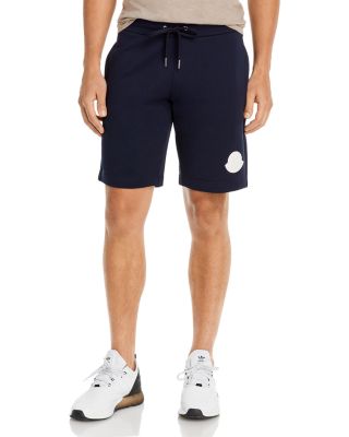 Moncler - Cotton Logo Badge Regular Fit Sweat Shorts