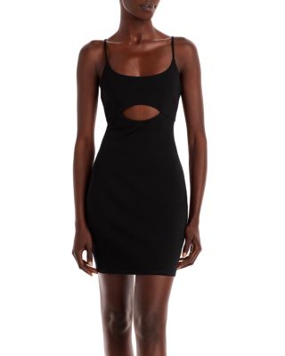 AQUA - Cutout Mini Dress - 100% Exclusive