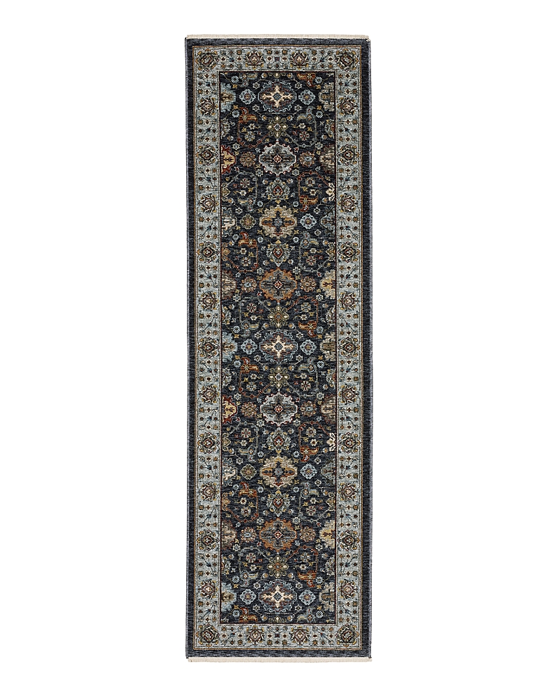 Oriental Weavers Aberdeen 561b1 Runner Area Rug, 2'3 X 7'6 In Blue