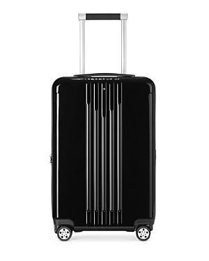 Montblanc Light Cabin Compact Trolley Suitcase In Black