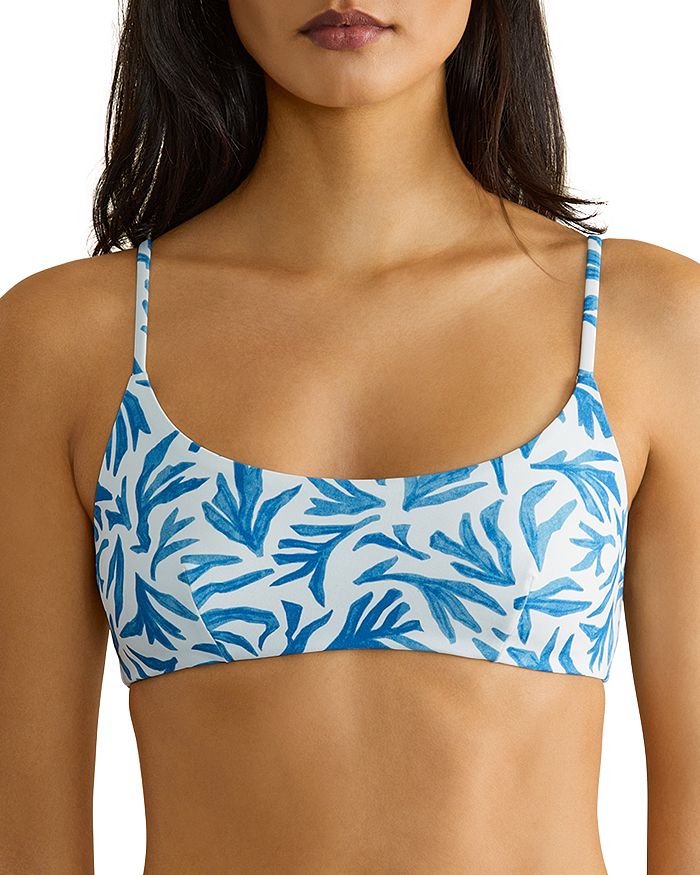 Onia Sarita Printed Bikini Top