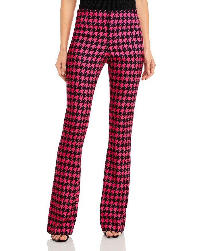 Alice and Olivia Olivia Houndstooth Bootcut Pants - 150th