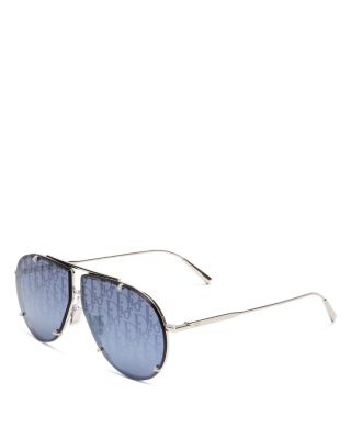 dior 62mm triangular aviator sunglasses