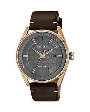 Citizen Eco-drive Brycen Weekender Watch, 42mm In Gray/brown