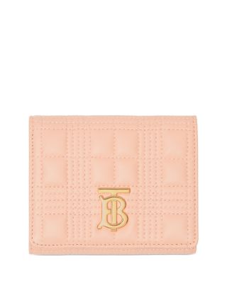 折りたたみ財布 BURBERRY SMALL LOLA WALLET バーバリー 三つ折り財布 ローラ コンパクト財布 ブラック
