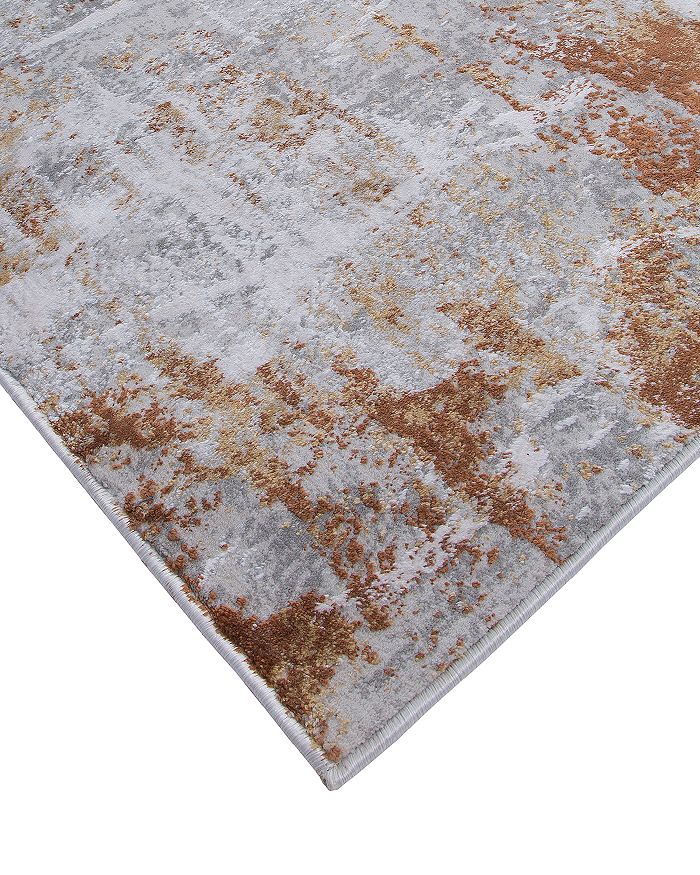 Shop Kenneth Mink Alloy All342 Area Rug, 7'10 X 11' In Silver