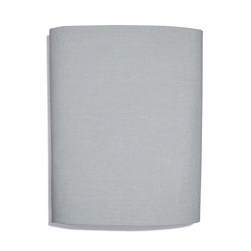 Amalia Home Collection Stonewashed Linen Queen Fitted Sheet - Exclusive In Dusty Blue