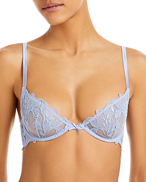 Lily Embroidery Plunge Demi Bra