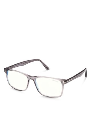 Men&#39;s Square Blue Light Glasses, 55mm