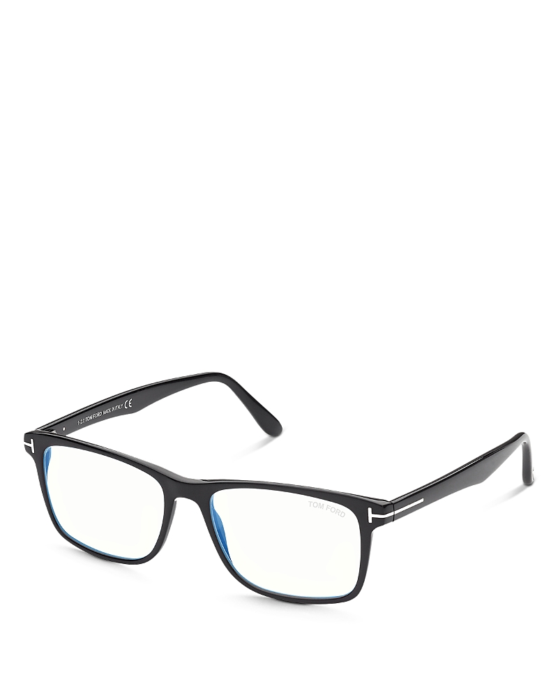 Tom Ford Men’s Square Blue Light Glasses, 55mm