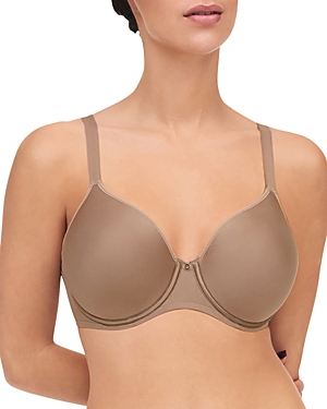 Chantelle Comfort Chic Full Coverage Memory Foam Bra In Hazelnut