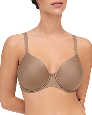 Chantelle Comfort Chic Full Coverage Memory Foam Bra In Hazelnut