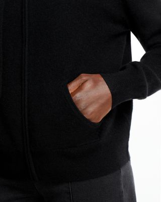 100% Cashmere Full Zip Hoodie - Exclusive