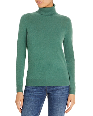 C By Bloomingdale's Cashmere Cashmere Turtleneck Sweater - 100% Exclusive In Light Olive