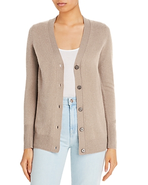 C By Bloomingdale's Cashmere Grandfather Cardigan - 100% Exclusive In Sesame
