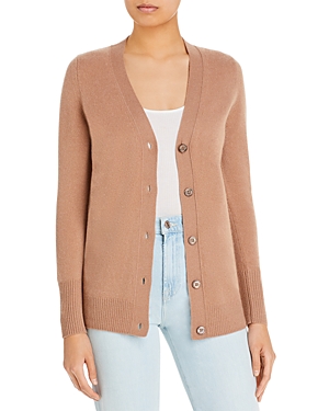 C By Bloomingdale's Cashmere Grandfather Cardigan - 100% Exclusive In Camel