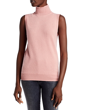 C By Bloomingdale's Cashmere C By Bloomingdale's Sleeveless Cashmere Jumper - 100% Exclusive In Tea